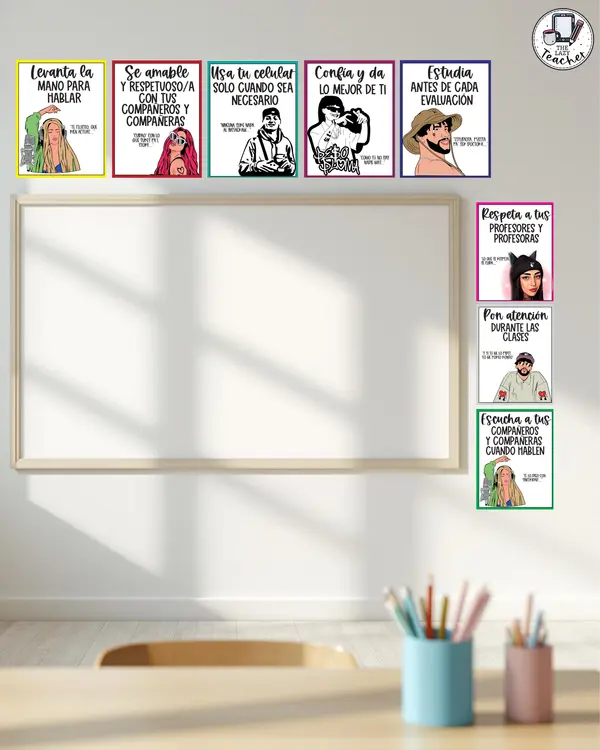 POSTERS PARA LA SALA - REGLAS DE LA CLASE