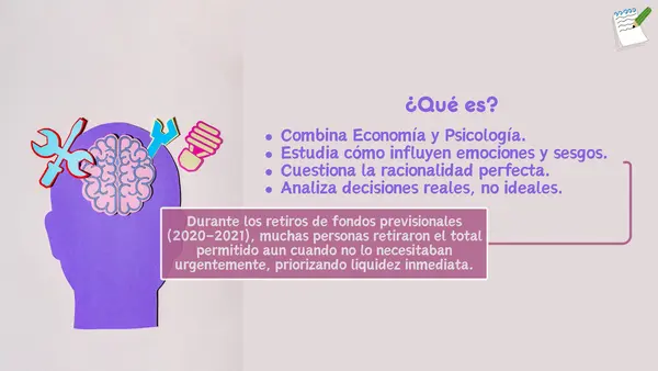 Economía del comportamiento | Economía y Sociedad