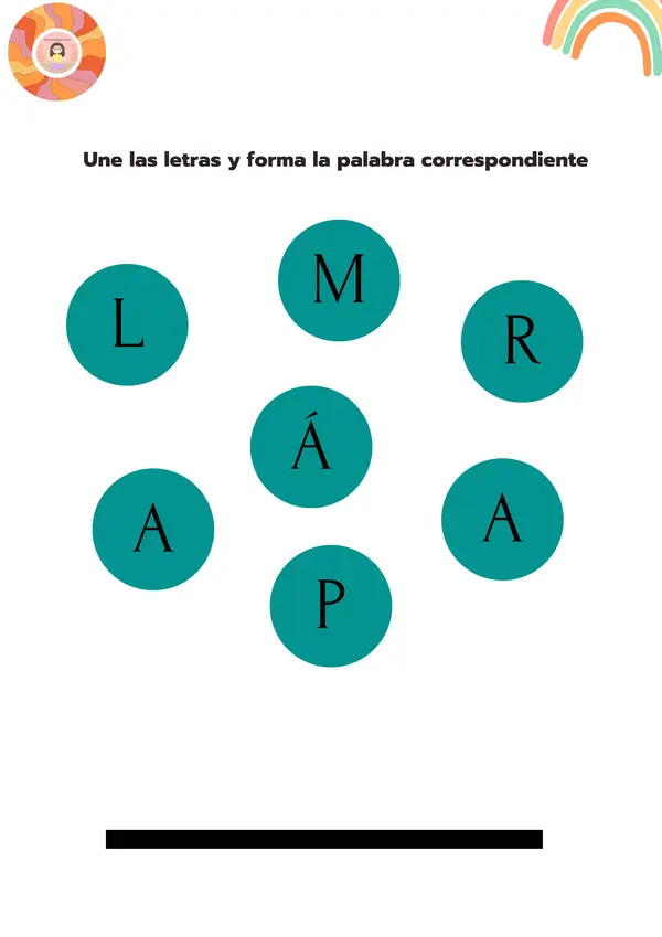 Forma palabras a partir de las letras