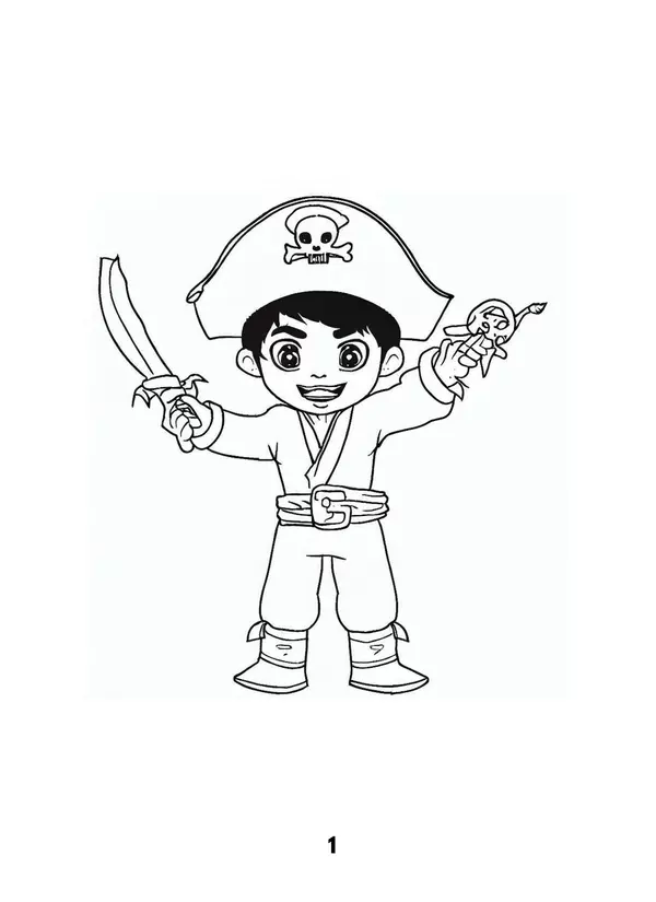 Libro para colorear: Los Piratas