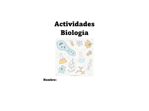 Actividades de biología 