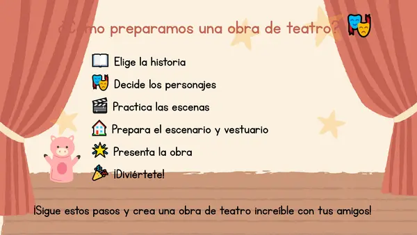 La obra de teatro