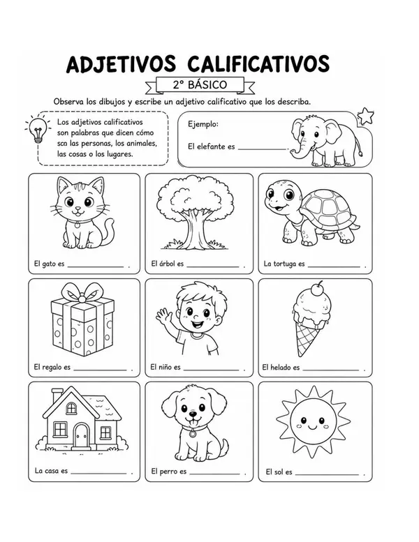 Adjetivos calificativos