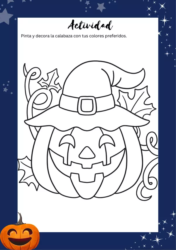 Haloween para pintar
