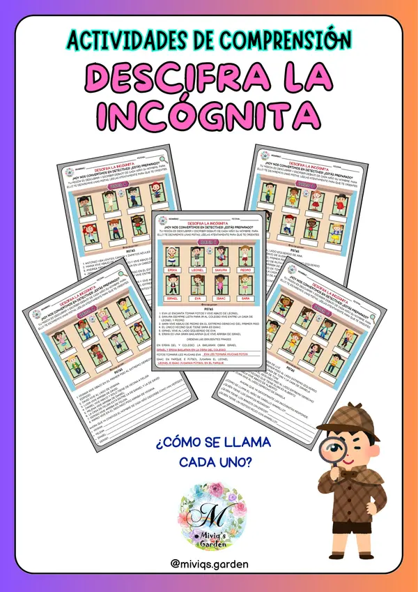 Descifra la Incógnita (Comprensión lectora)