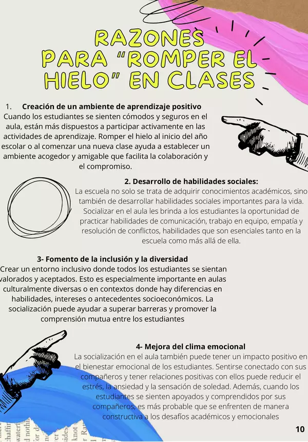 JUEGOS Y ACTIVIDADES PARA "ROMPER EL HIELO" PRIMER DIA DE CLASES