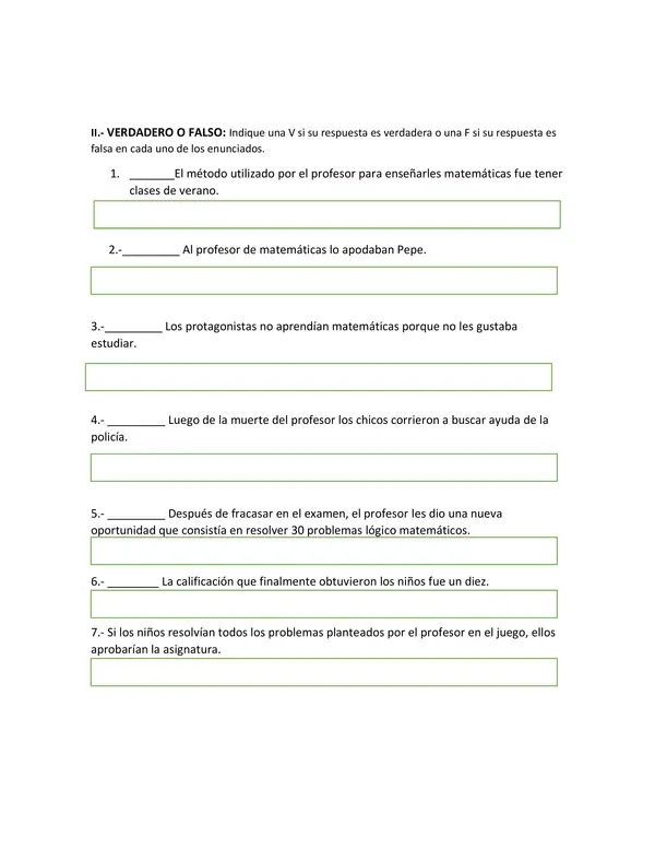 EVALUACION PLAN LECTOR "EL ASESINATO DEL PROFESOR DE MATEMATICAS "