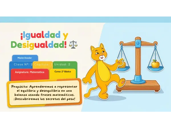 Clase 2 Capítulo 7 Unidad 2 "Igualdad y desigualdad" 2° Básico
