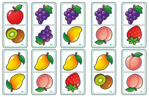 Dominó de frutas 