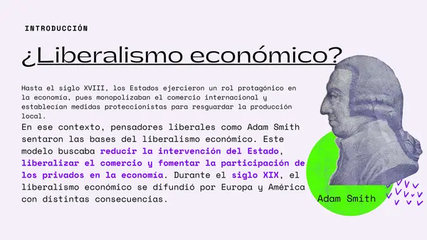 Clase: El liberalismo económico