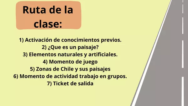 1° Basico: Observa e identificar elementos de paisajes de Chile utilizando vocabulario geográfico.