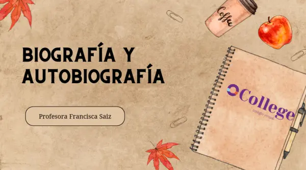 Biografía y autobiografía 