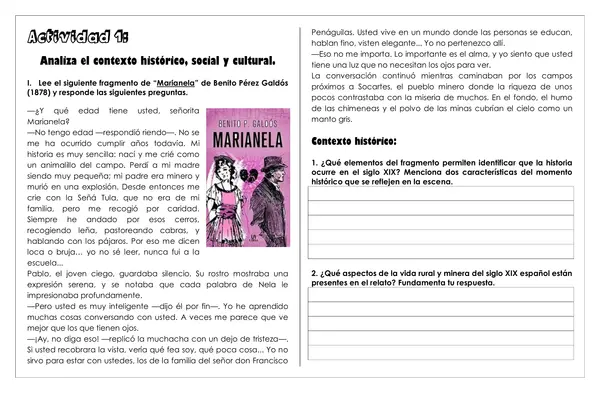 Elementos contextuales en las obras literarias: histórico y de producción
