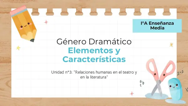 3 clases unidad tres primero medio. 