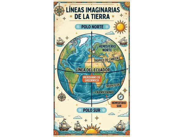Líneas imaginarias de la Tierra