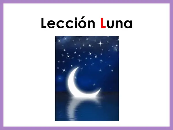 Lección matte Luna