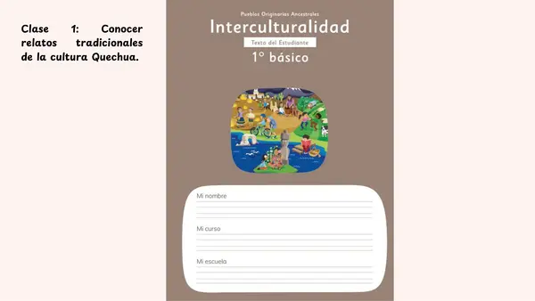 Ppt interculturalidad chile 1° Básico