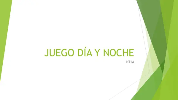 Juego del día y noche