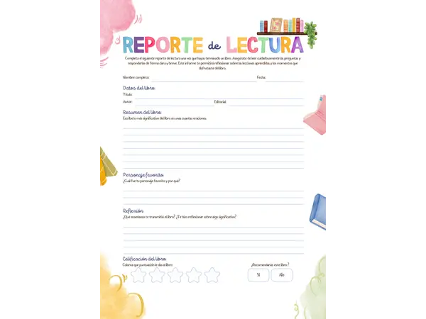 Reporte de lectura