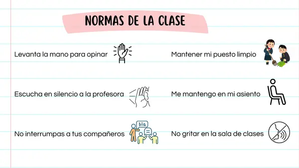Clase: Acciones de los personajes