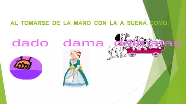 PRESENTACION APRENDIENDO LA LETRA D, PRIMERO BASICO