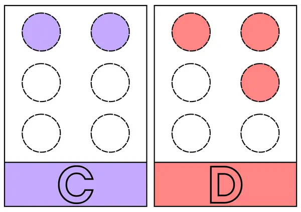 Tarjetas del abecedario y numeros en braille