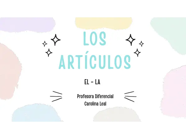 LOS ARTÍCULOS