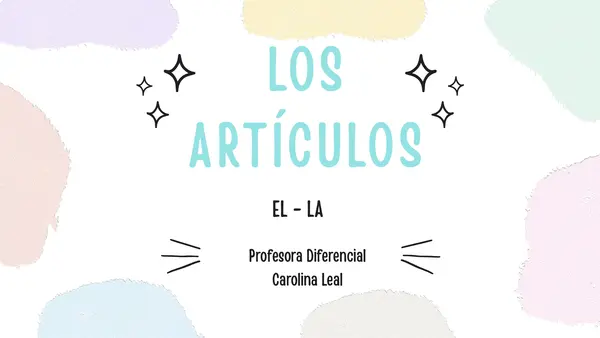 LOS ARTÍCULOS