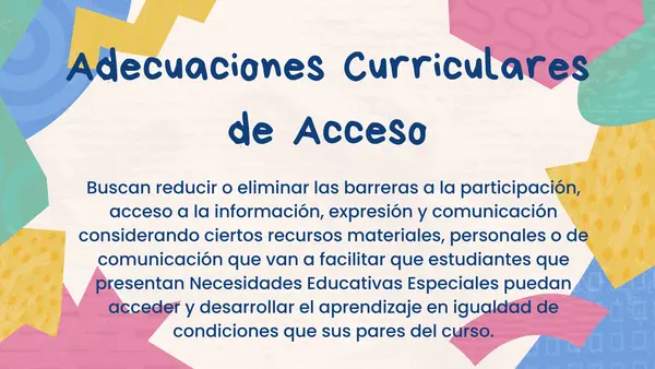 Presentación Adecuaciones Curriculares