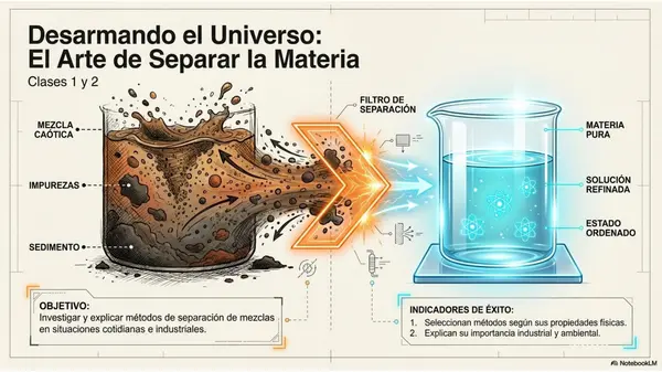 DESARMANDO EL UNIVERSO: EL ARTE DE SEPARAR LA MATERIA