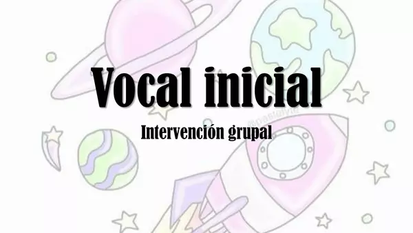 Juego de vocal inicial (conciencia fonológica)