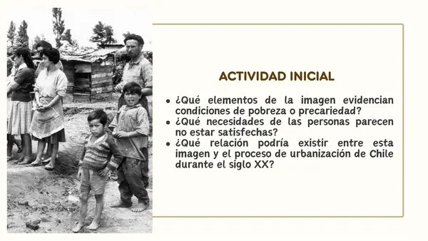 Pobreza en la sociedad chilena de mediados del siglo XX | Segundo Medio