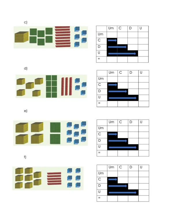 Guía de trabajo - matemáticas 4to básico