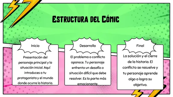 CREACION DE UN COMIC SEXTO BASICO