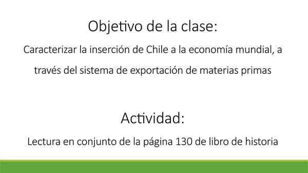 Inserción de Chile a la economía mundial (siglo XIX)