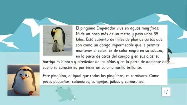 Lenguaje y comunicación El pingüino emperador 2º