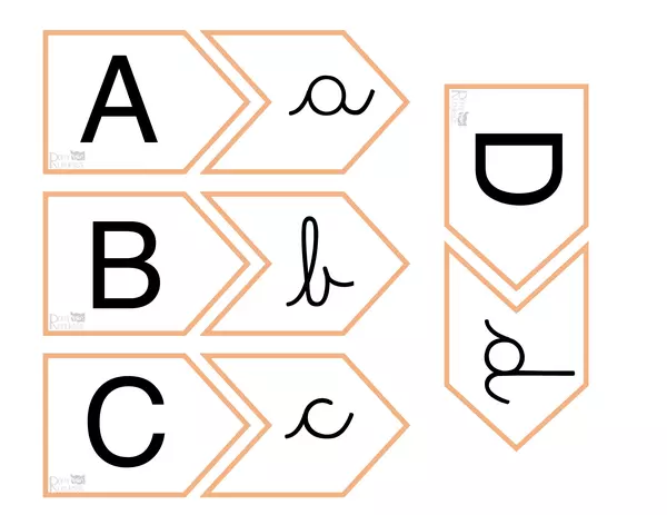 Puzzle ABC - tipo 2