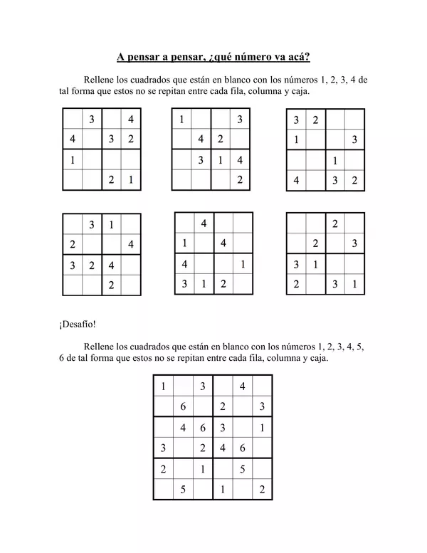 Sudoku para principiantes