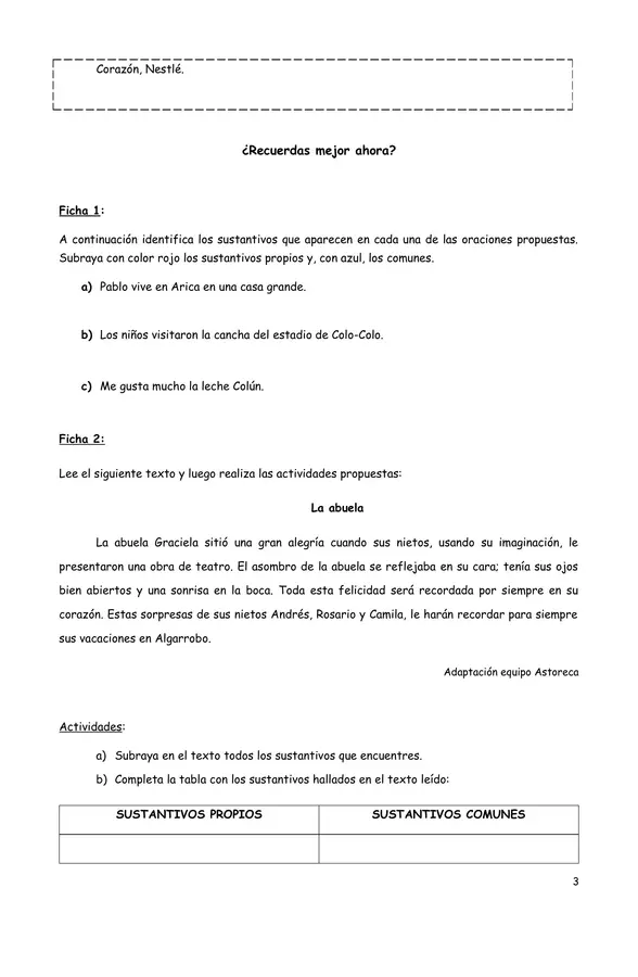 Cuadernillo Manejo de la lengua: ABRIL.