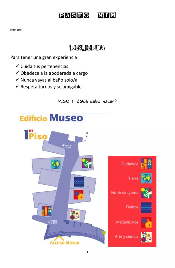 Guía paseo MIM: Museo Interactivo Mirador