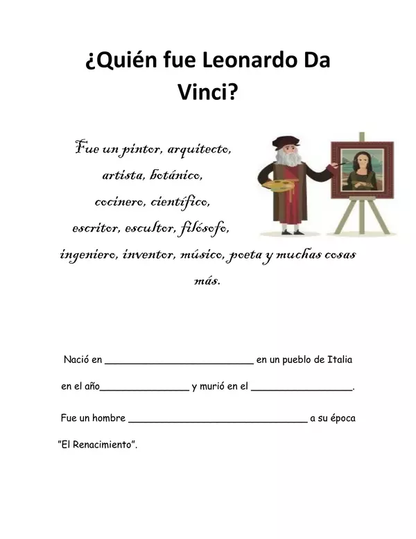 Libro "Leonardo Da Vinci"