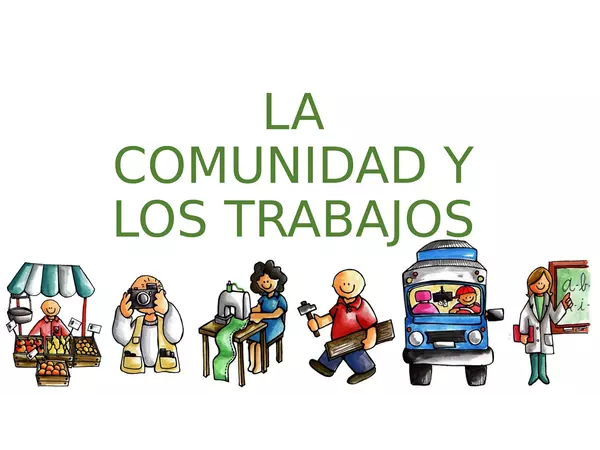 Presentación La comunidad y sus trabajos