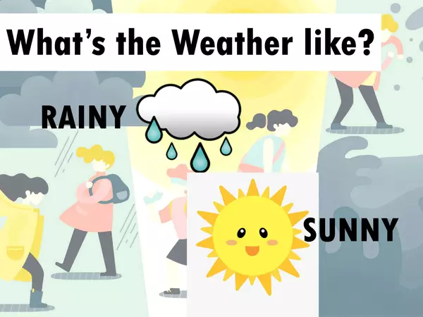 Sentences about the weather.