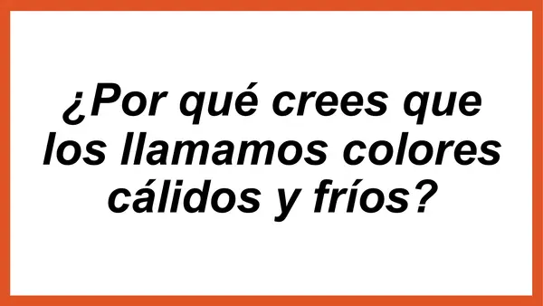 Artes visuales - Colores Cálidos y Fríos - Enseñanza Básica