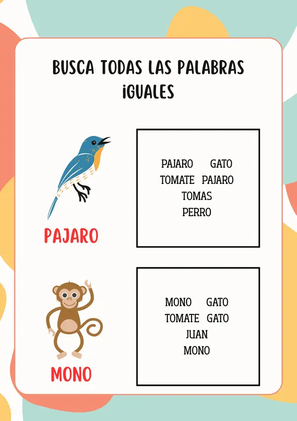 Cuadernillo de animales