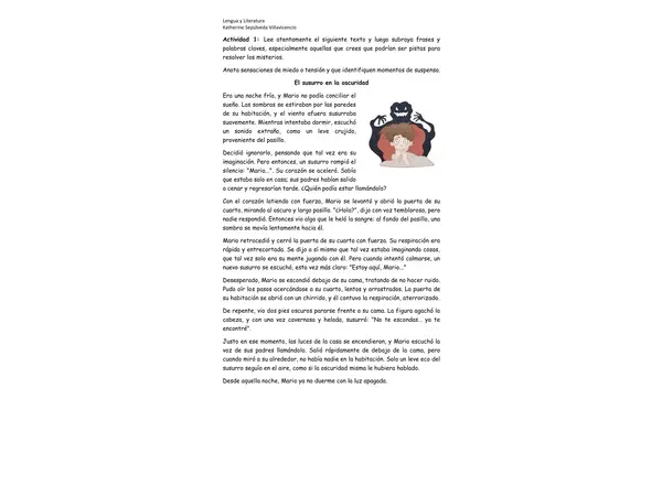 Comprensión de lectura 