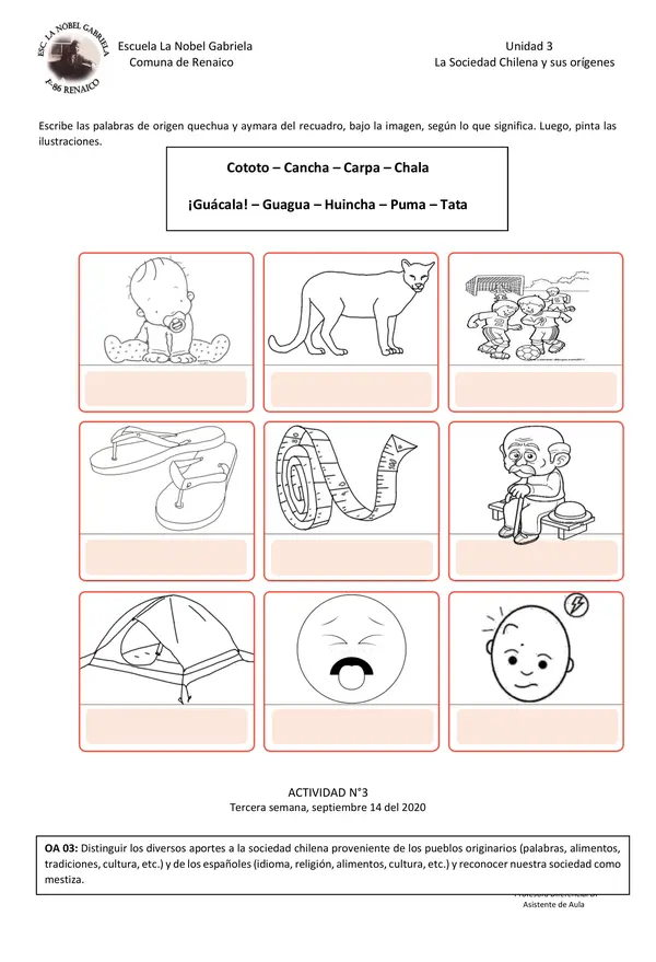 Cuadernillo Historia 2°básico