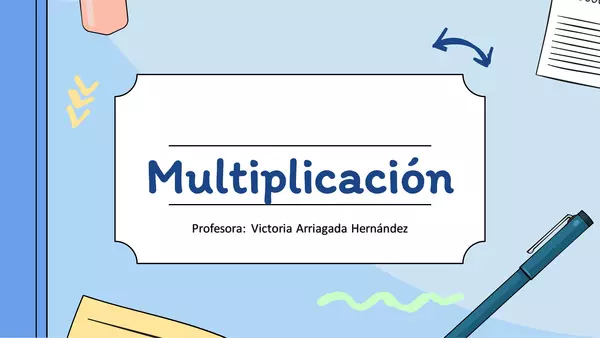 Operación matemática "multiplicación"