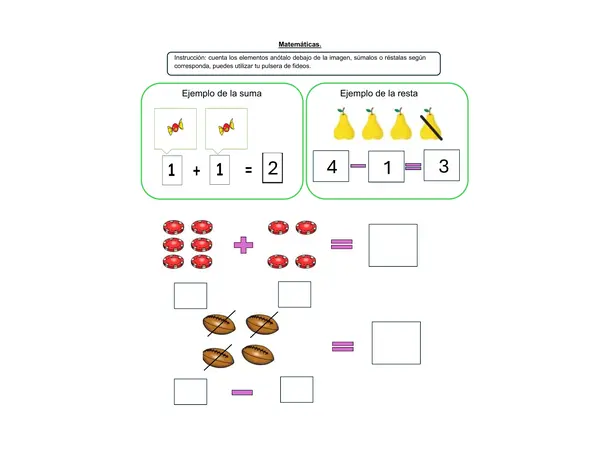 Gua repaso d y f, sumas y restas