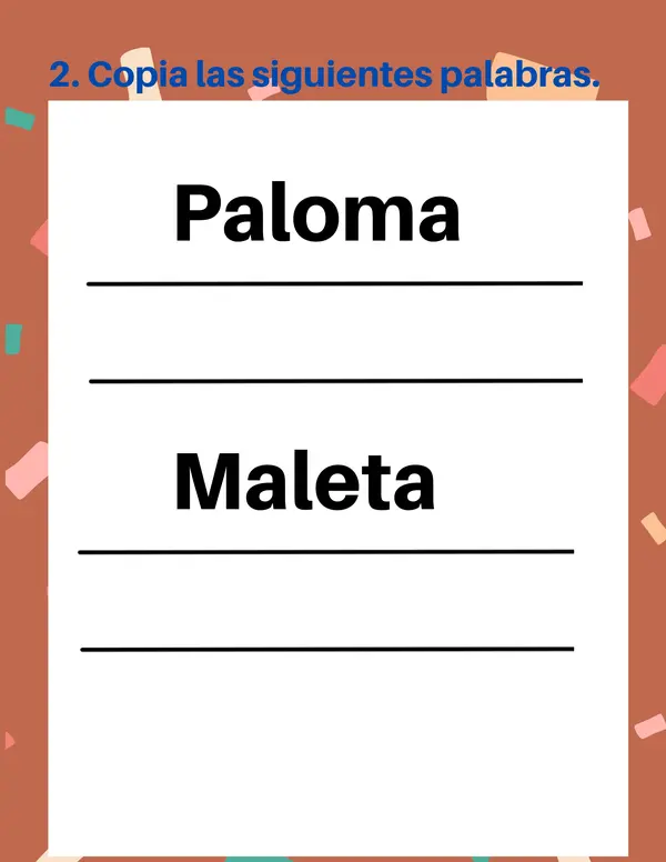 Evaluación Diagnostica de escritura 